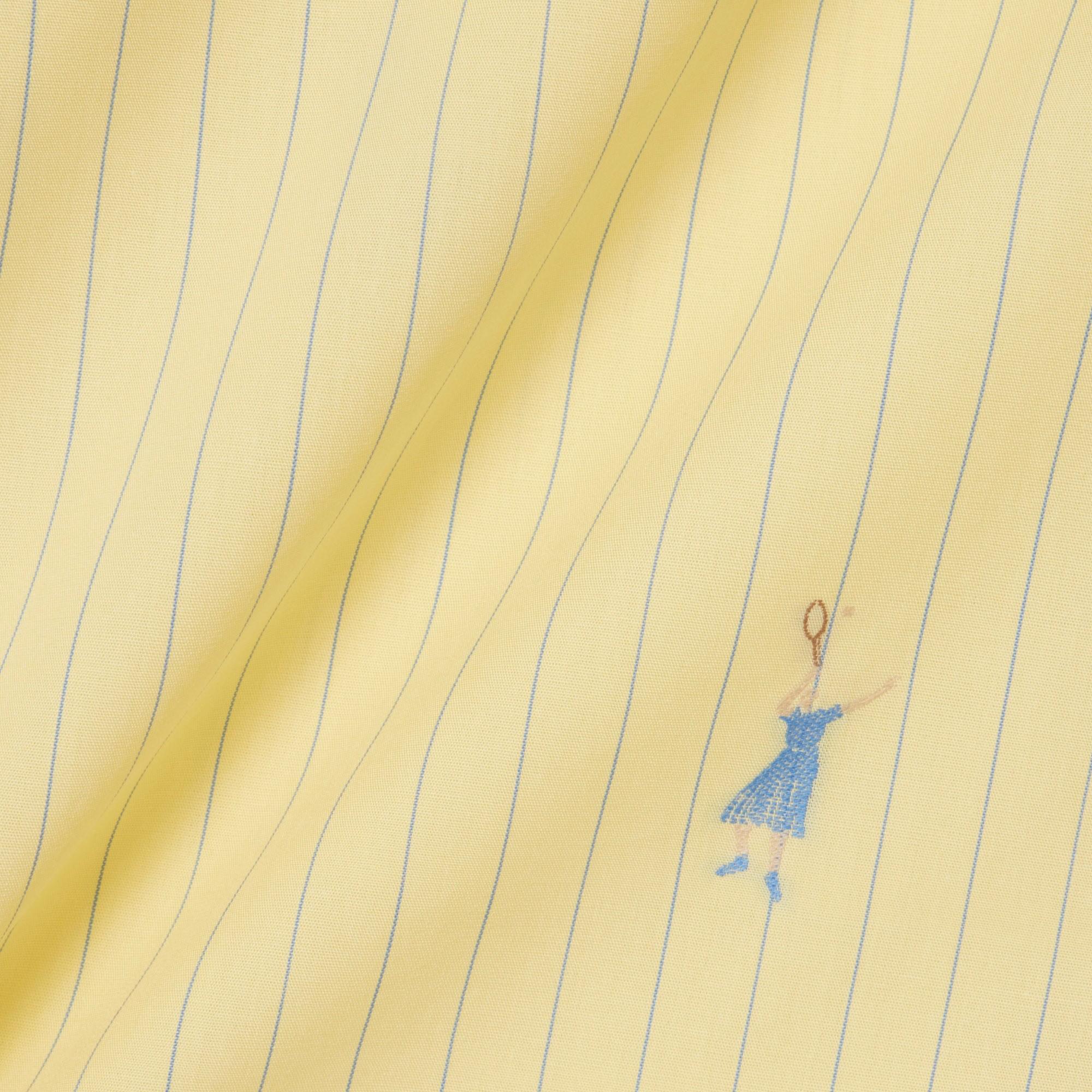 Camicia oversize con motivi jacquard CF0586 2IA LACOSTE 