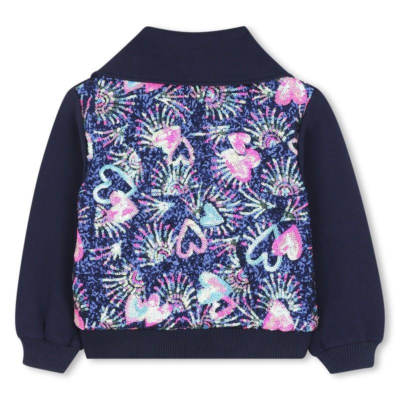 Cardigan in felpa U21605 85T BILLIEBLUSH 