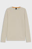 T-shirt in misto cotone con lavorazione a nido dape