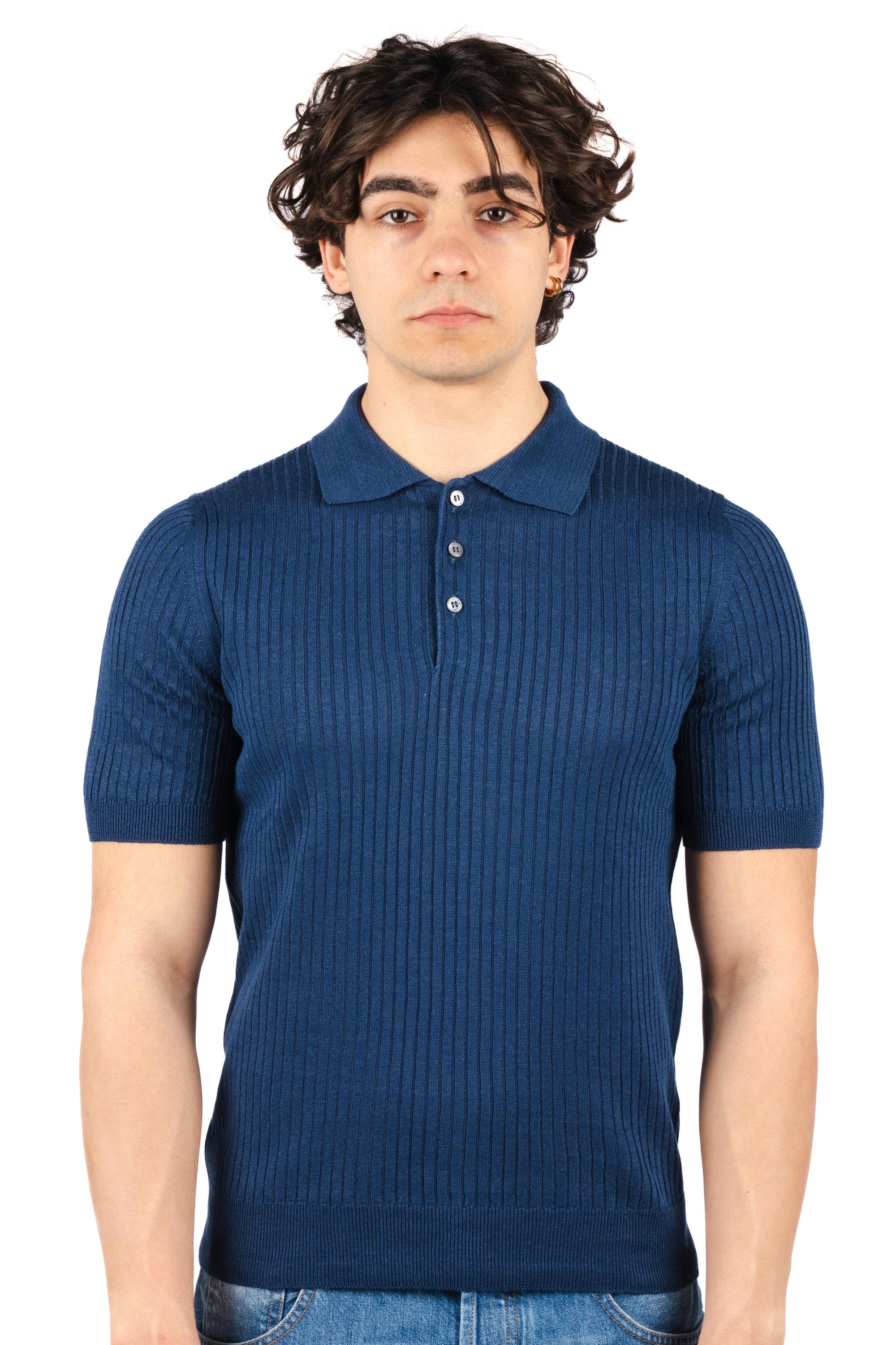 Polo in maglia di cotone 57118/18641 590 GRAN SASSO 