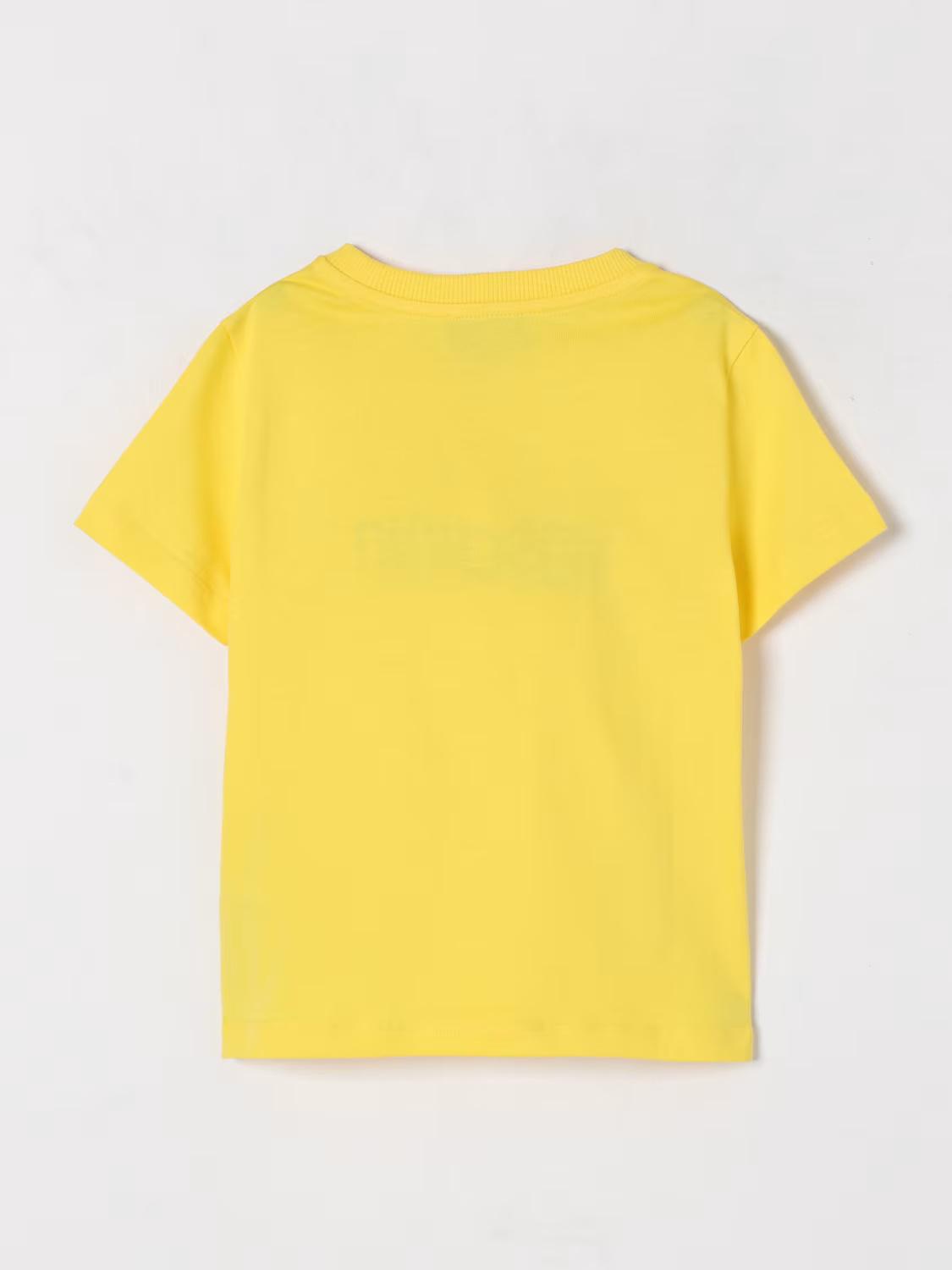 T-shirt con stampa logo Teddy Bear HUM059LAA23 50577 MOSCHINO KID 