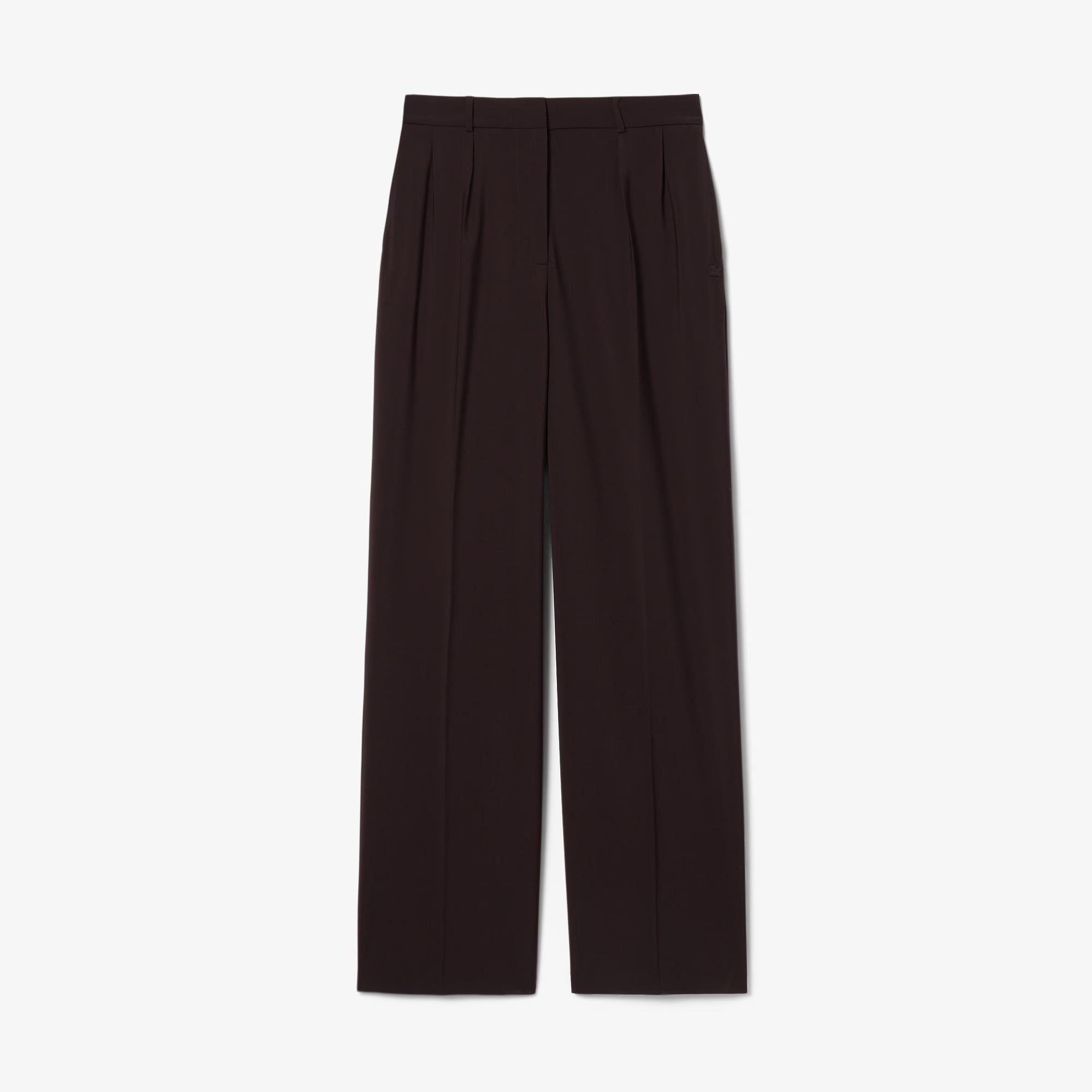 Pantaloni oversize in misto lana HF0245 3LA LACOSTE 