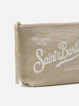 Pochette Aline in lino ALI0004 01139L MC2 SAINT BARTH 