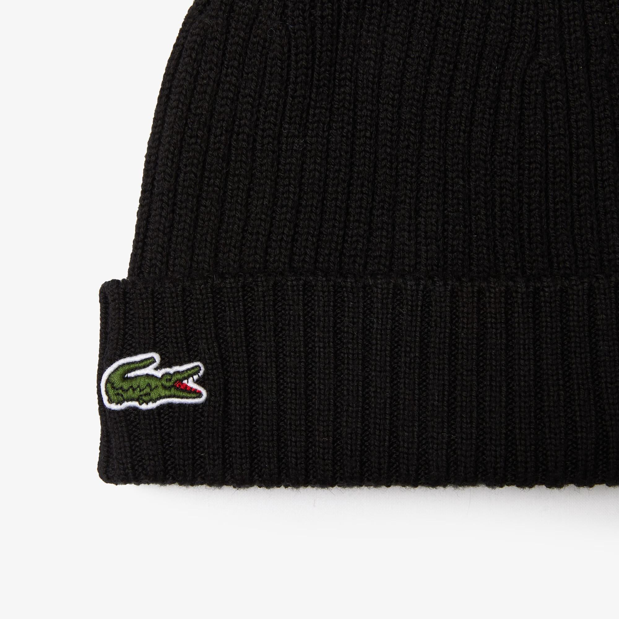 Berretto in lana a costine RB0001 031 LACOSTE 