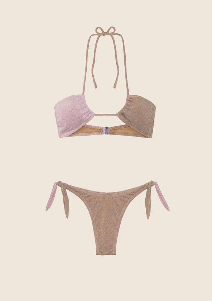 Bikini Fascia con Slip Americano Regolabile Gold 0931 GD F**K 
