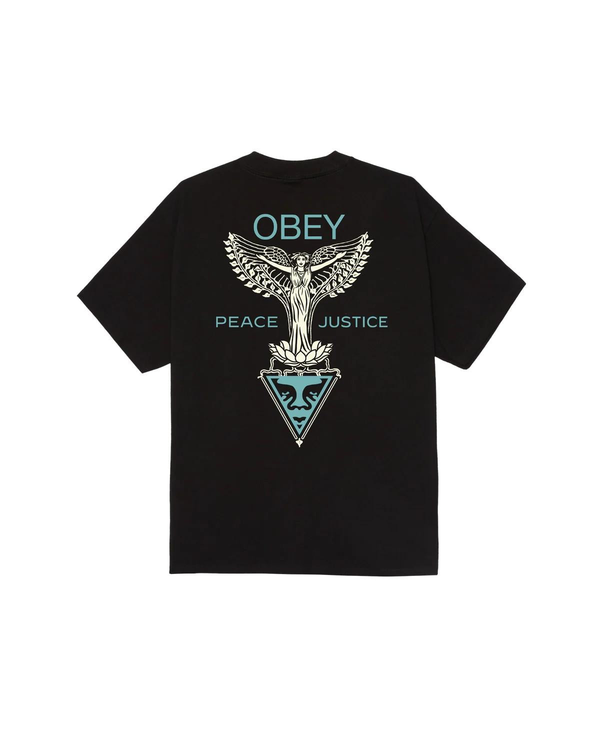 Nouveau angel classic t-shirt 165264299 BLK OBEY 
