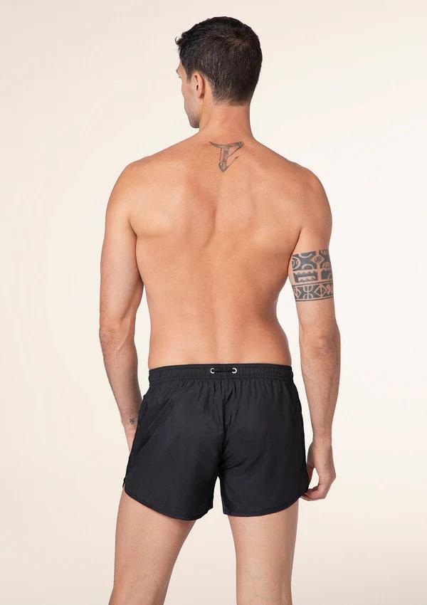 Costume da bagno short fit M01BU03 BK F**K 