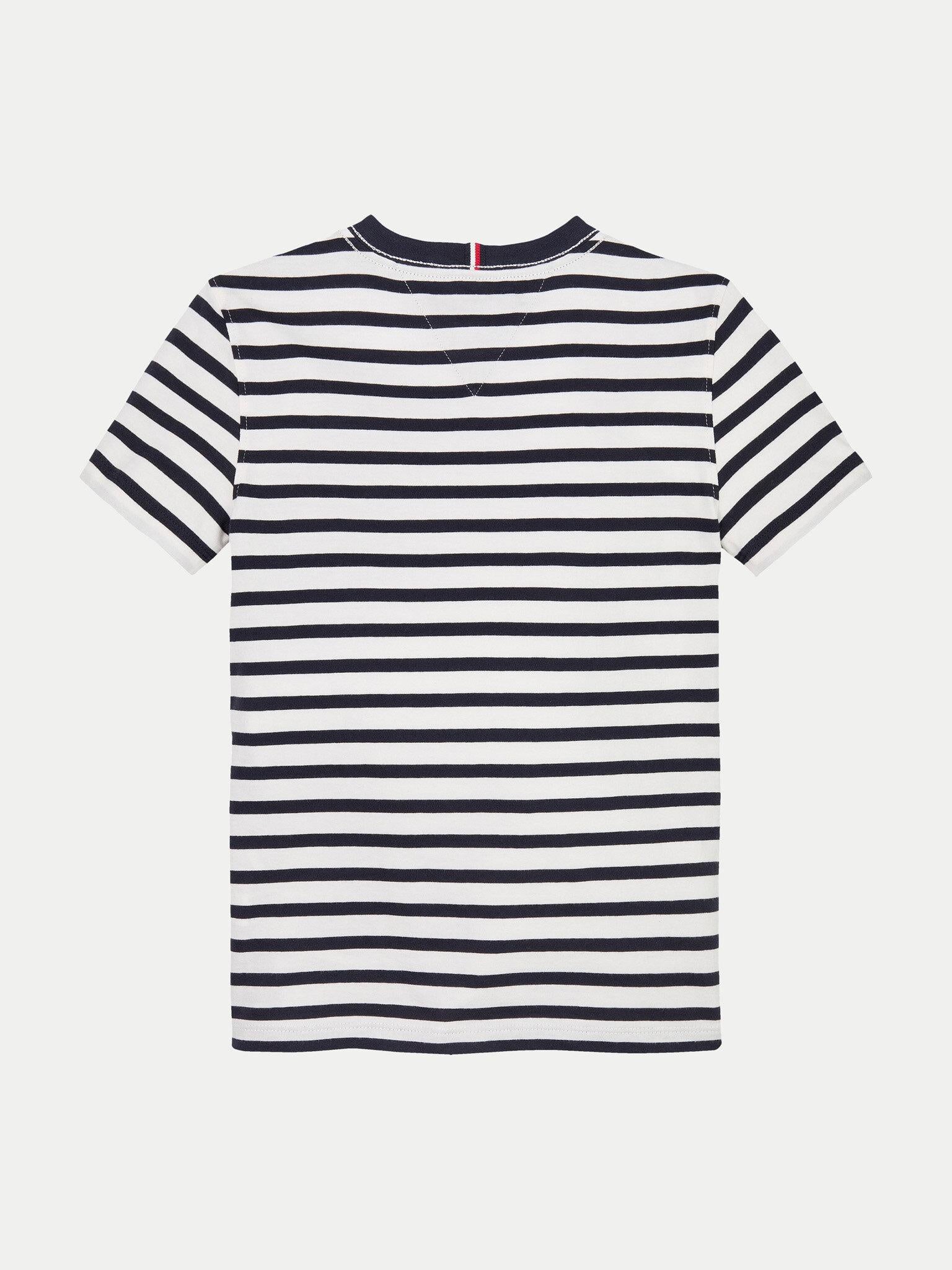 T-shirt in jersey con bandierina ricamata KB0KB06879T 0A4 TOMMY HILFIGER 