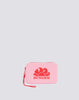 Mini rubber clutch bag with logo