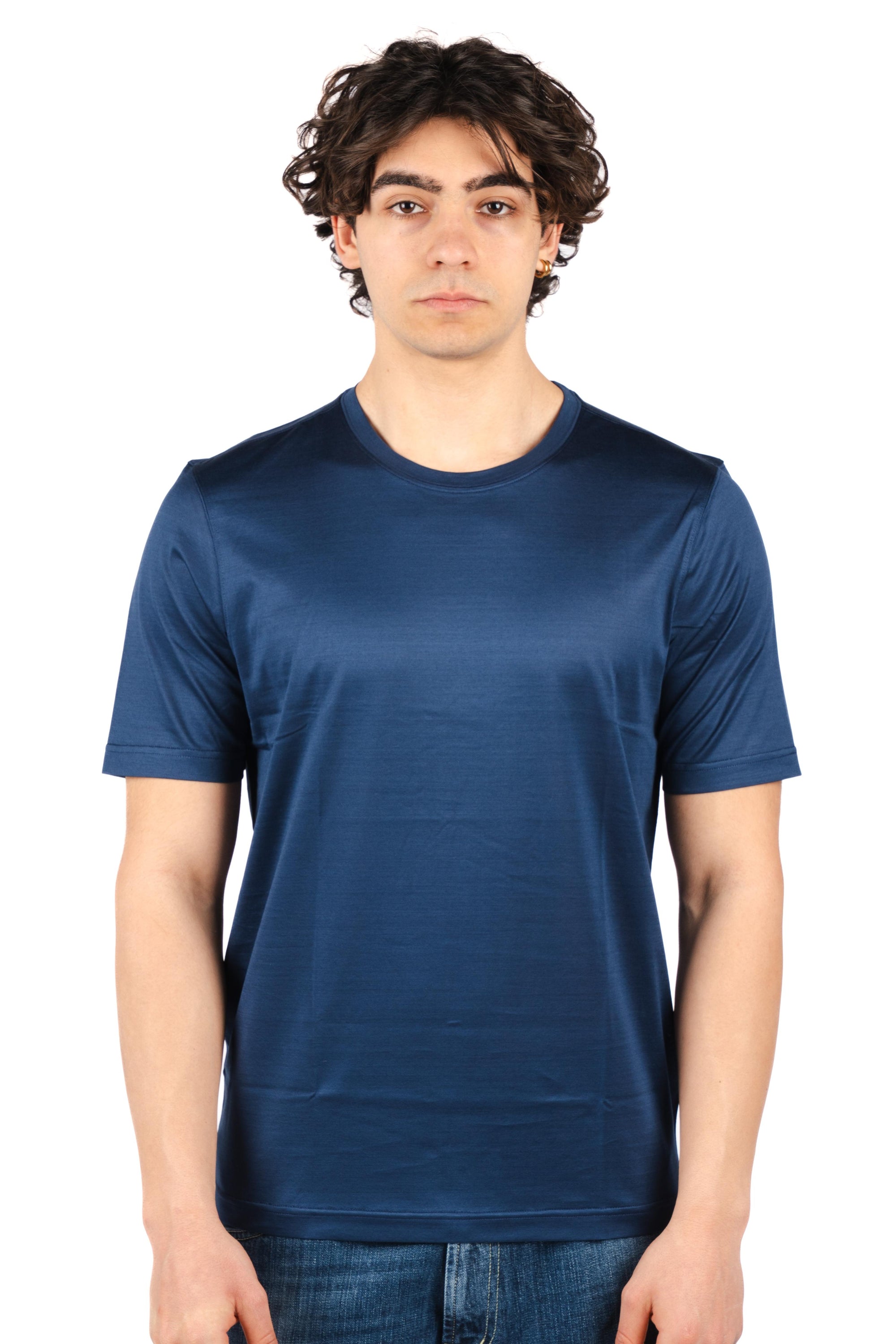 T-shirt in jersey di cotone 60133/74002 597 GRAN SASSO 