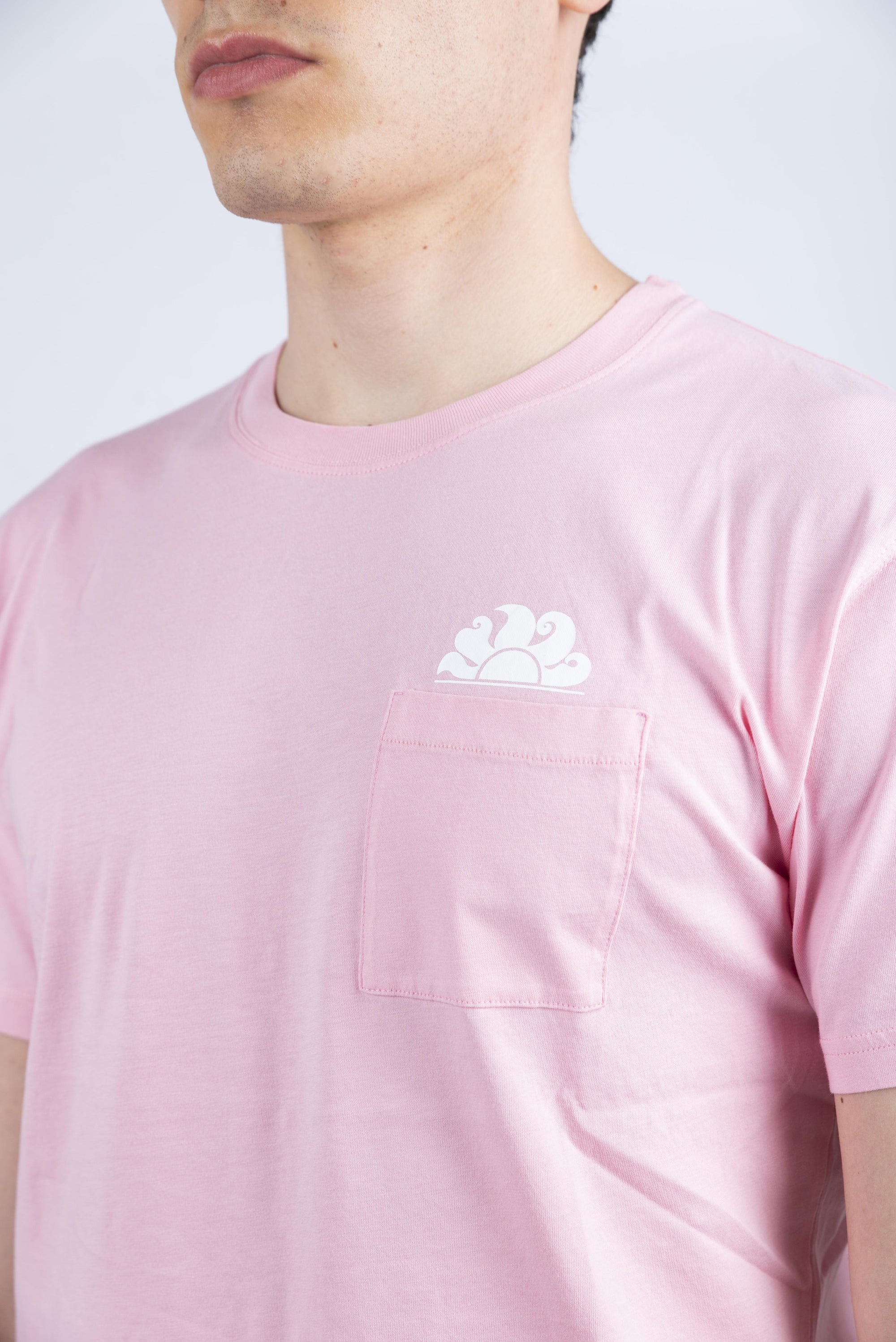 T-shirt con tasca rosa M609TEJ7800 53201 SUNDEK 