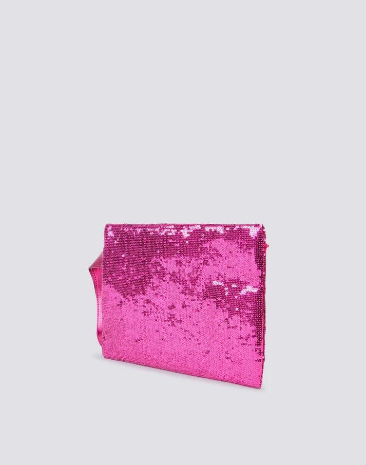 Cher pochette con paillettes rosa AW912ABPA400 86701 SUNDEK 