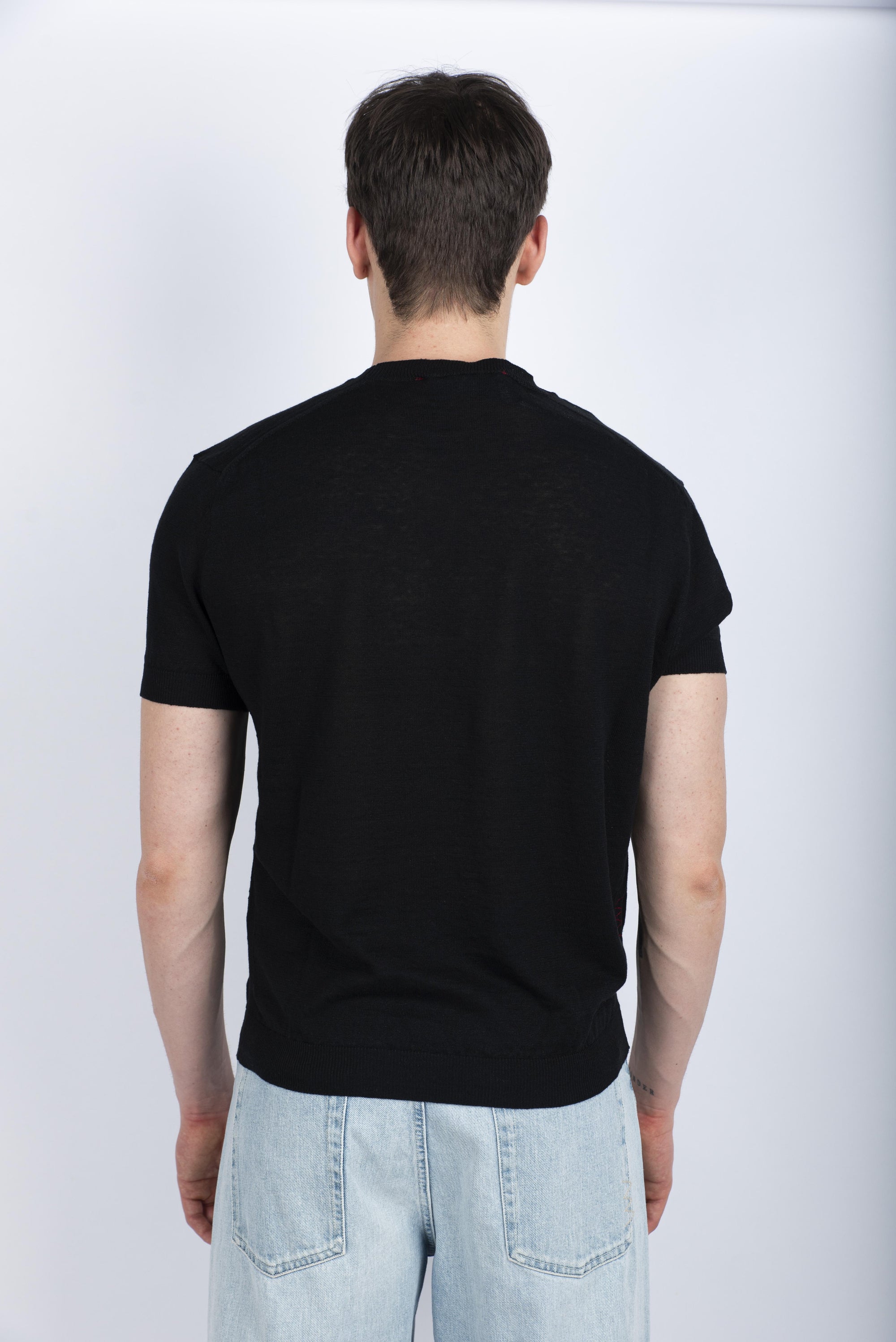 Maglia basic nero Amaranto Uomo B9D0009 A99 AMARANTO 