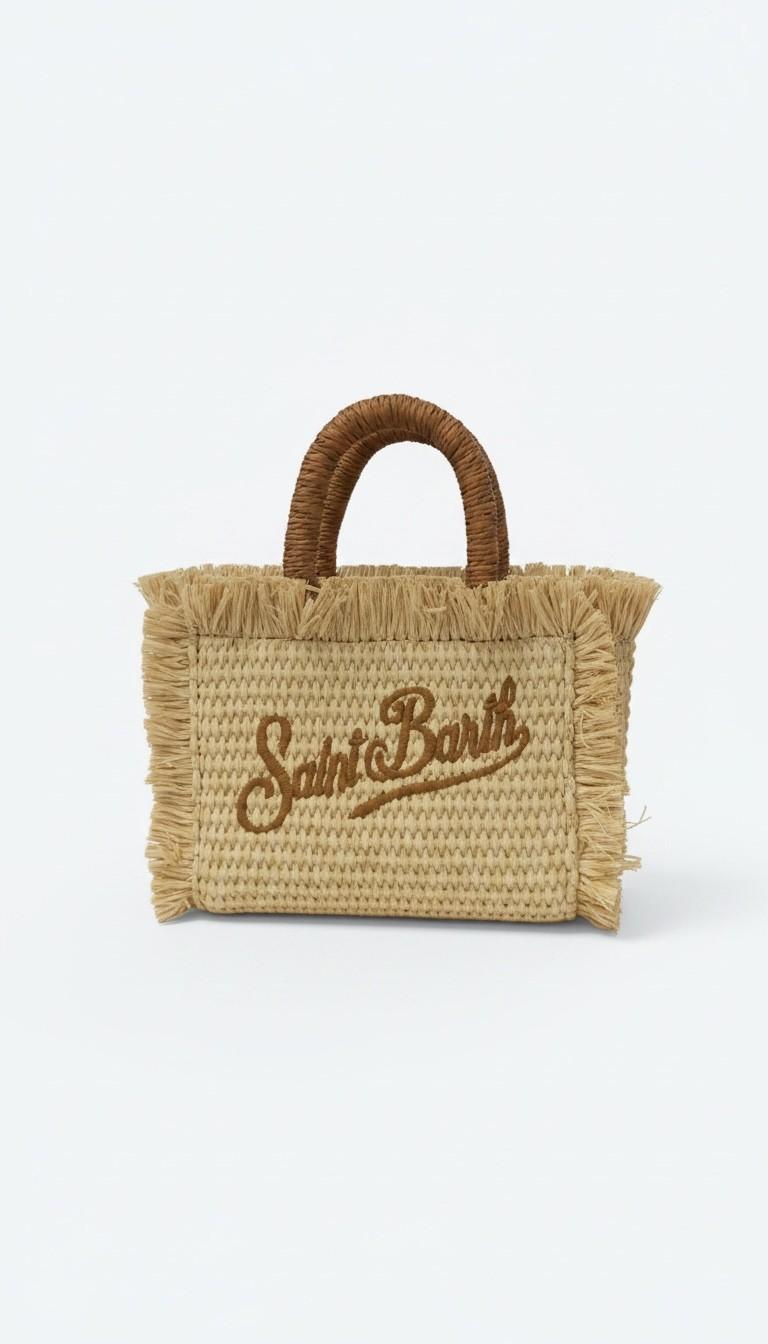 Borsa Vanity micro effetto paglia VAMI015 00368L MC2 SAINT BARTH 