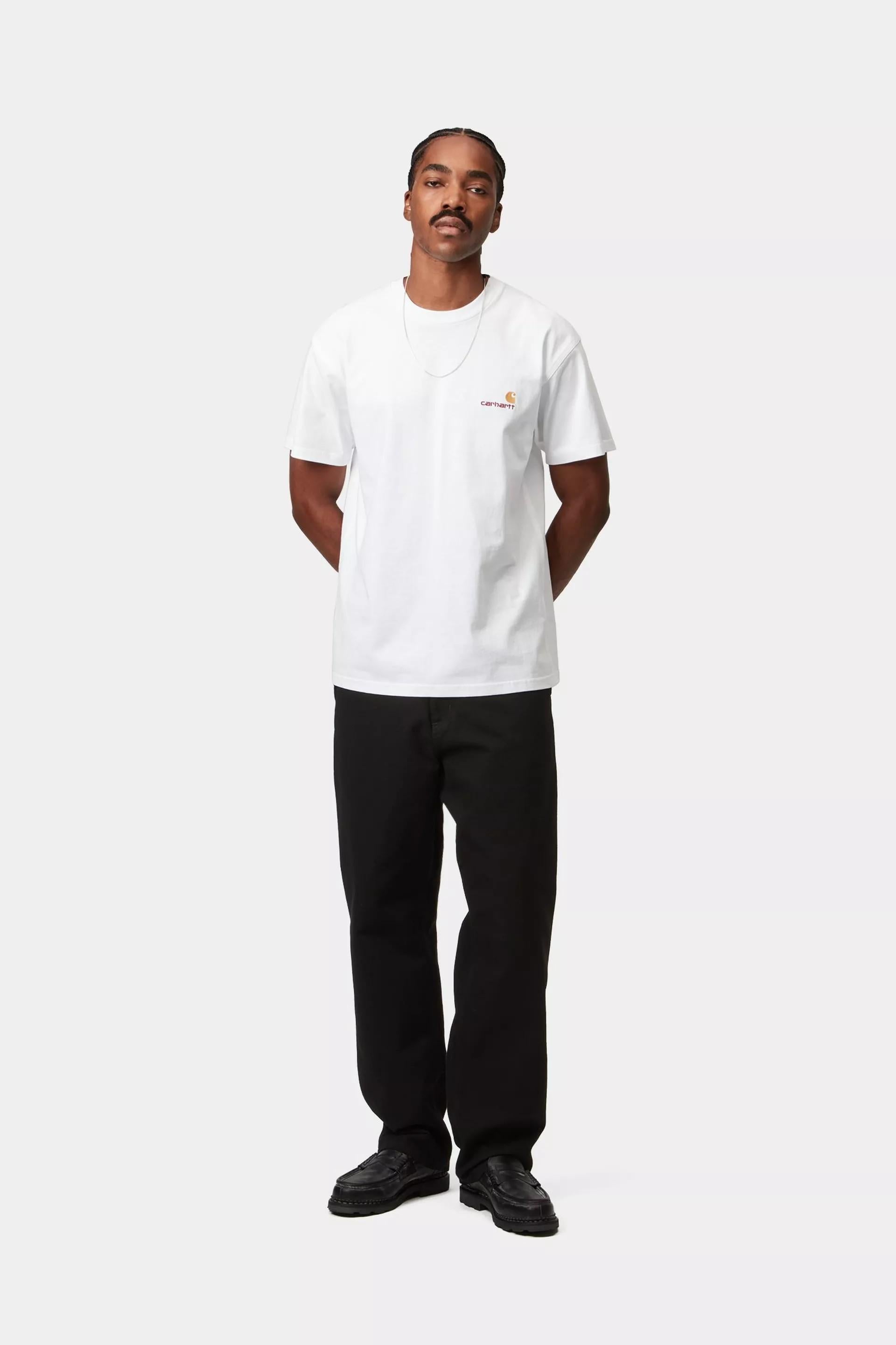 S/S American Script T-Shirt I029956 02XX CARHARTT WIP 