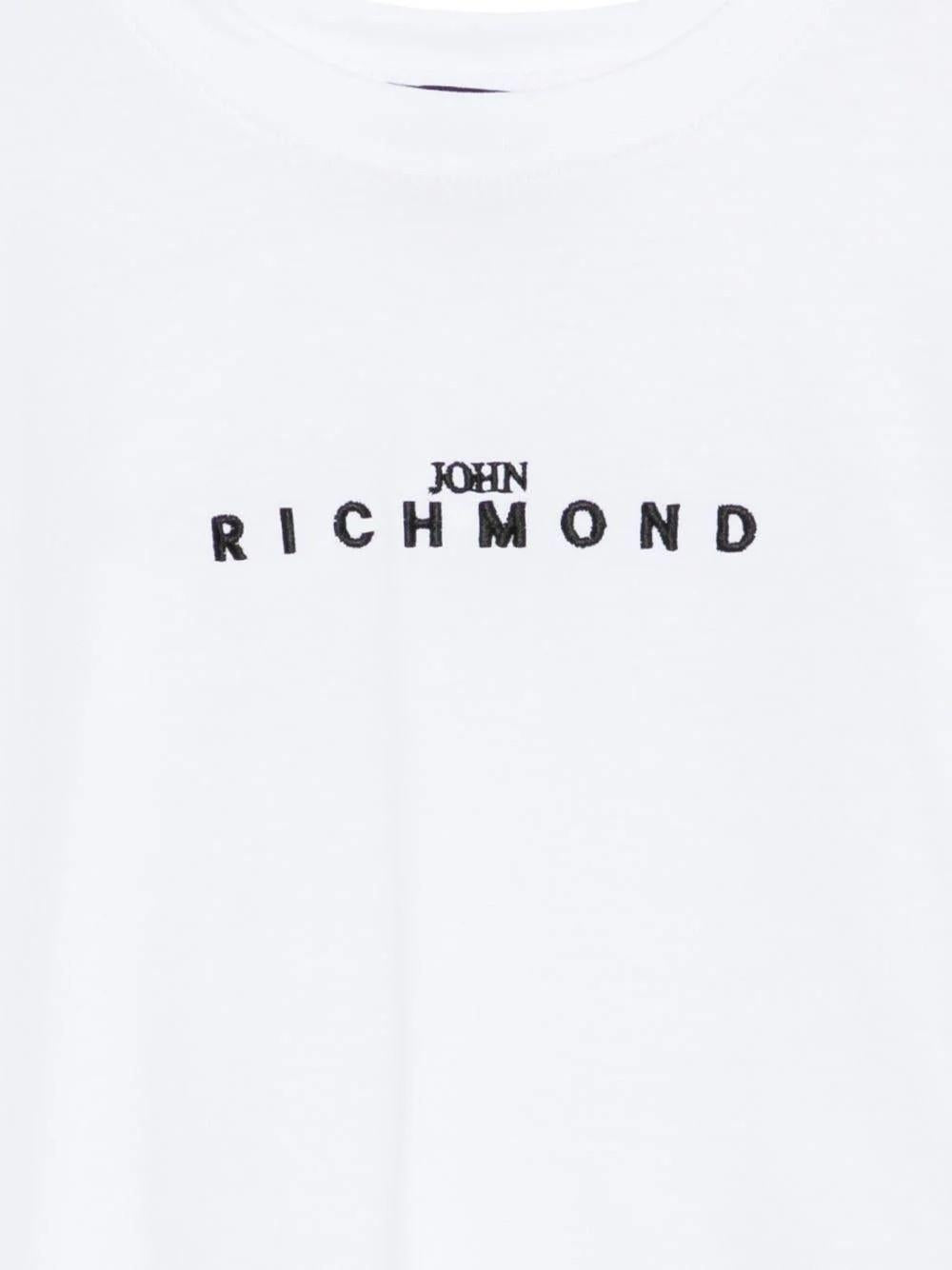 T-shirt con dettaglio logo RGP26112TS WHITE RICHMOND 