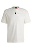 T-shirt regular fit in cotone interlock con logo sovrapposto