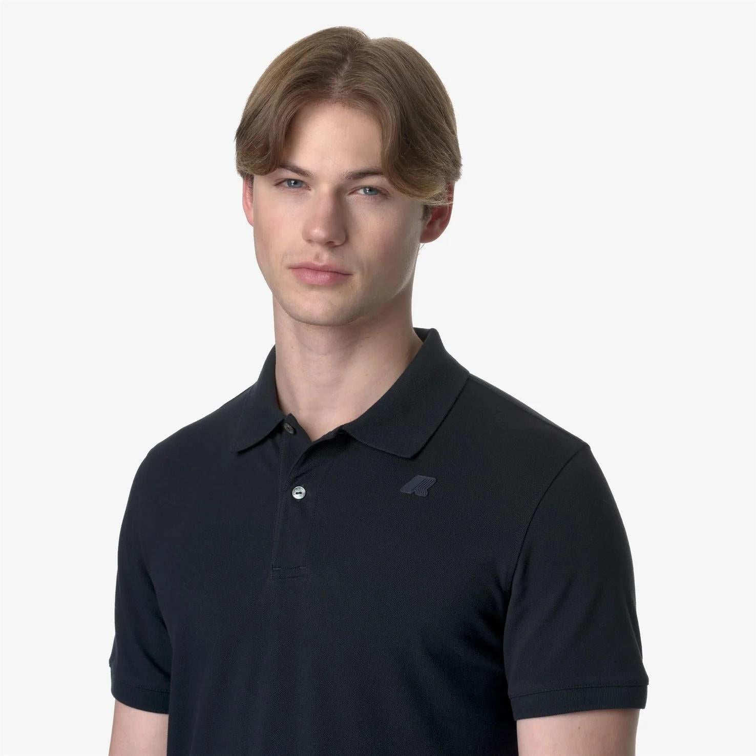 Polo Uomo Stretch Piquet blu K5127BW K89 K-WAY 