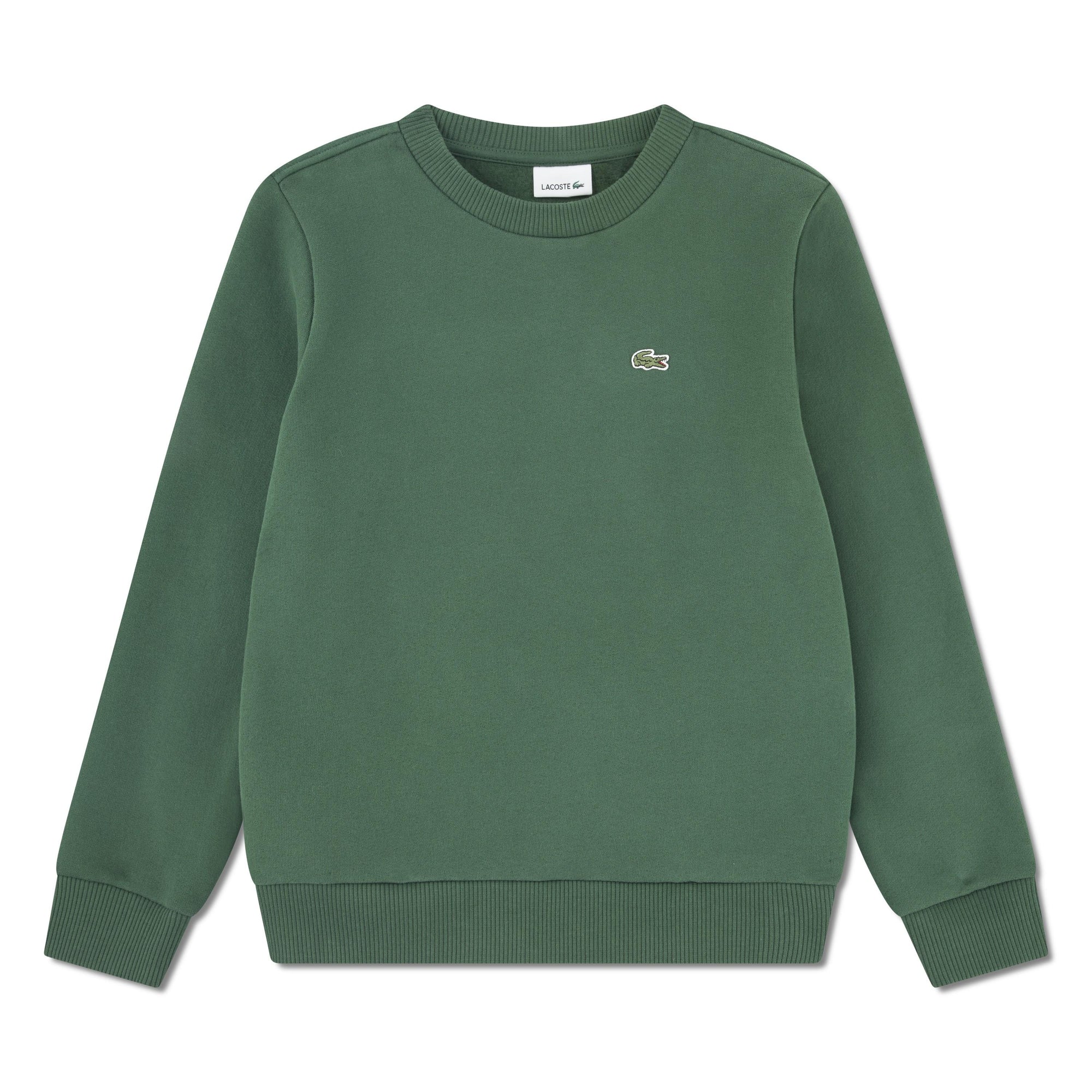 Felpa girocollo in tessuto felpato 847029 F9W LACOSTE 