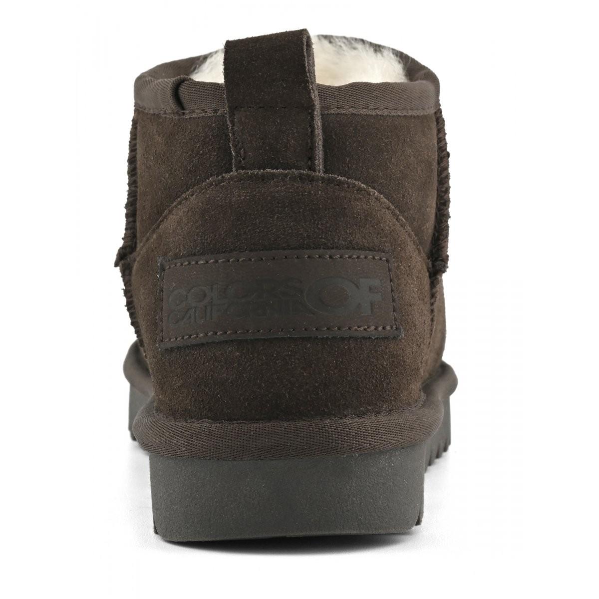 Stivale basso in pelle scamosciata HCSHEAR02 MOKA COLORS OF CALIFORNIA 