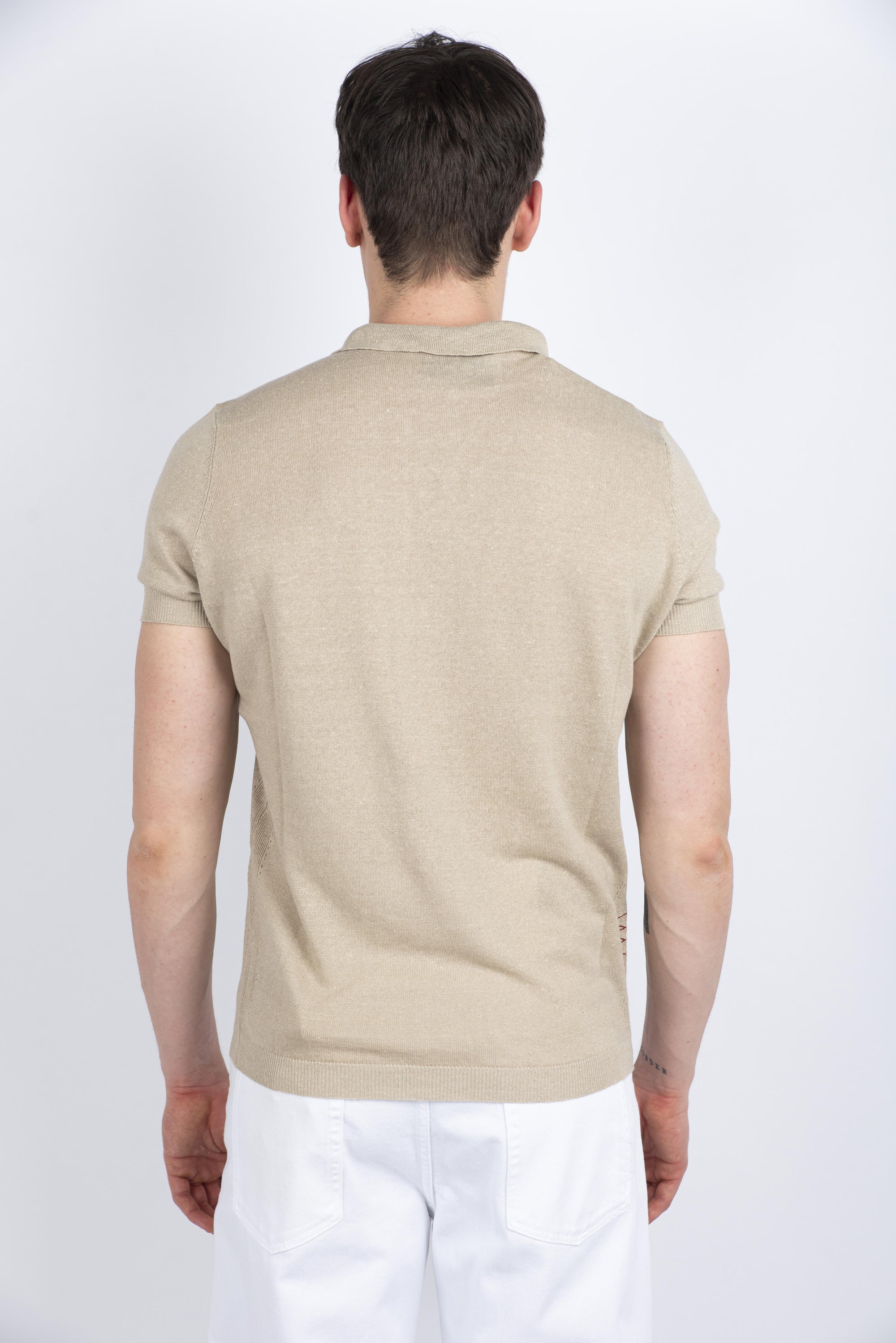 Polo lino Amaranto Uomo B9D0016 DU06M AMARANTO 