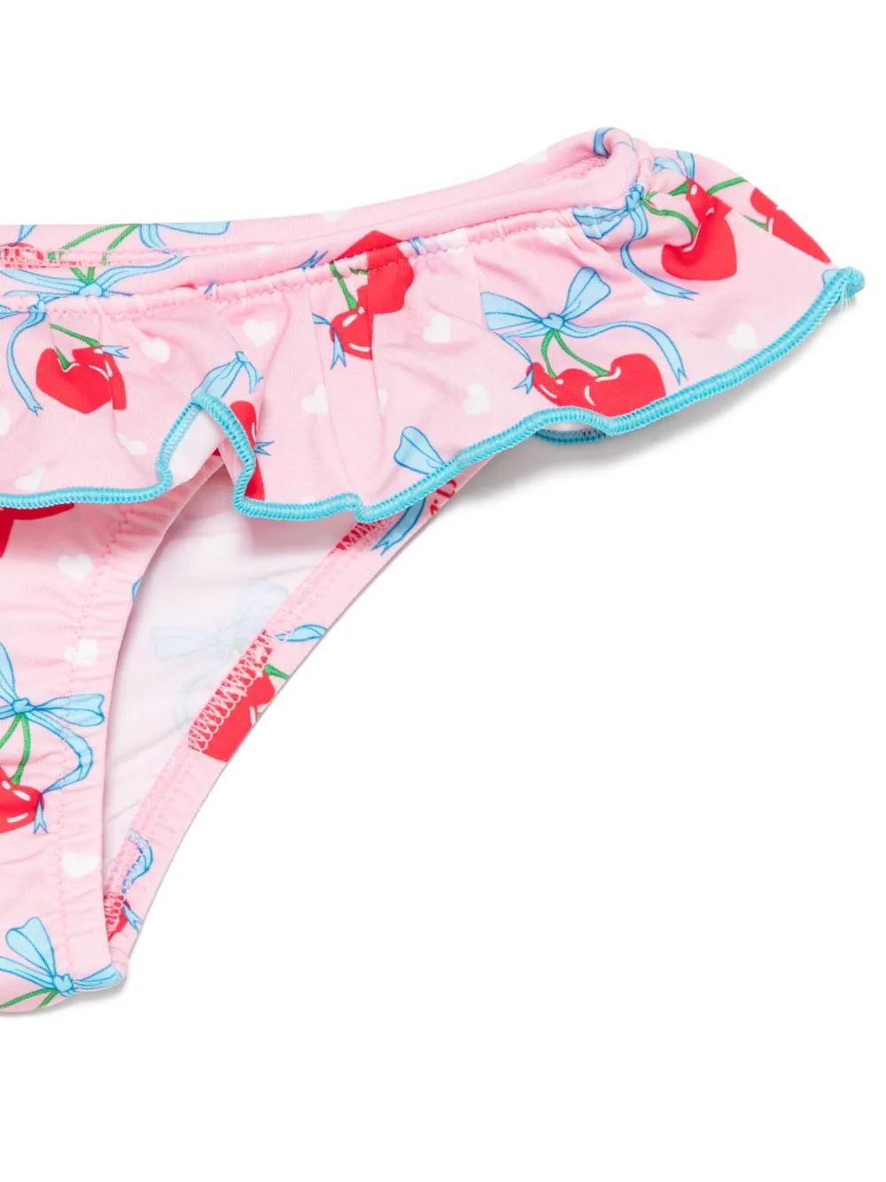 Cherry-print ruffled bikini bottoms MELL001 00639L MC2 SAINT BARTH 