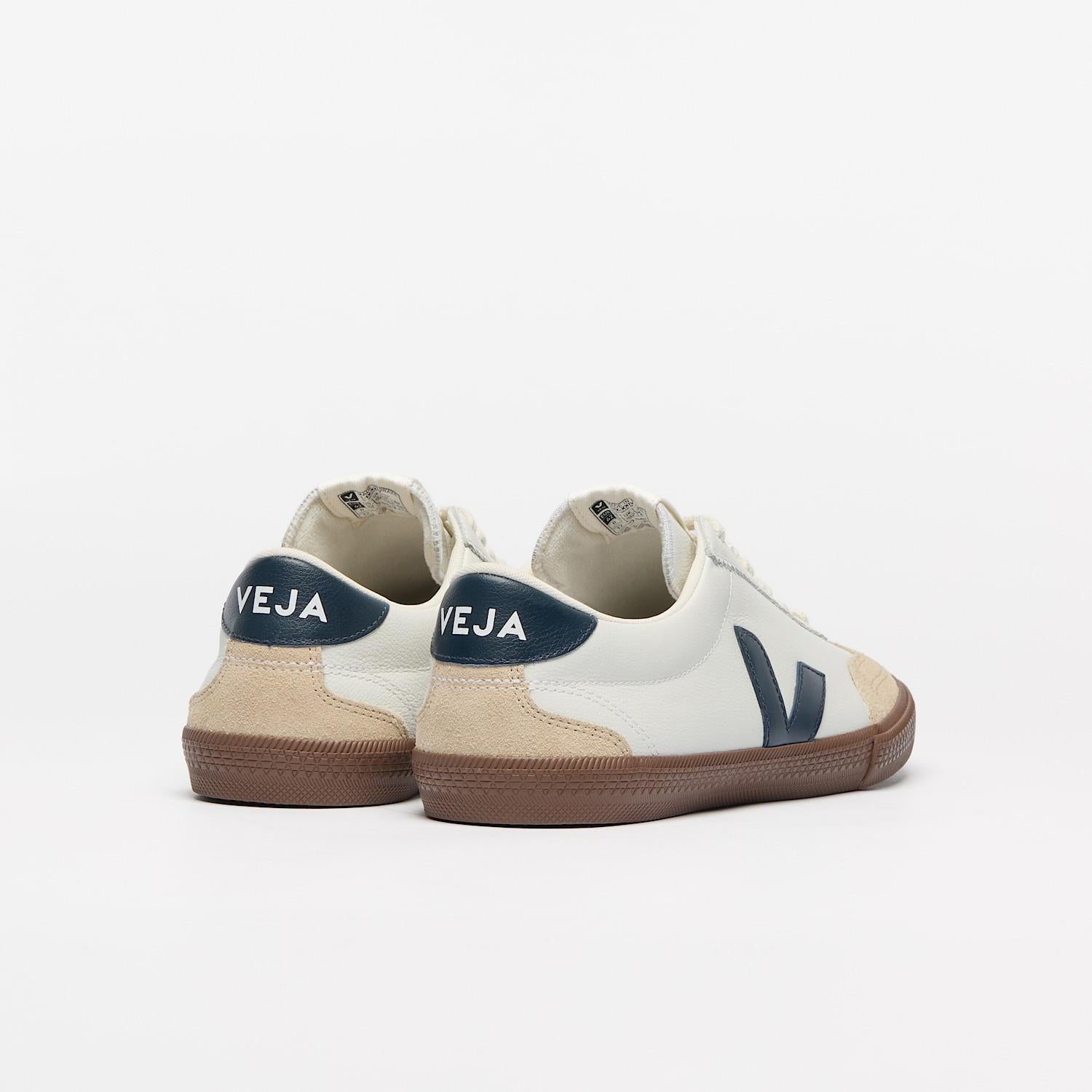 Volley Leather White Nautico Bark VO2003 531 VEJA 
