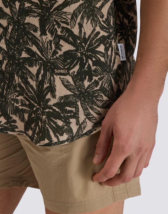 Camicia a mezze maniche stampata GM814SHLI500 A931A SUNDEK 