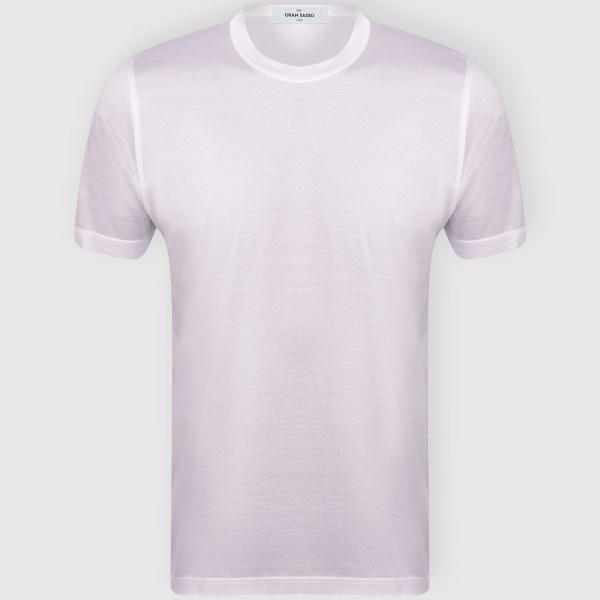 T-shirt filo di scozia 60133/74002 001 GRAN SASSO 