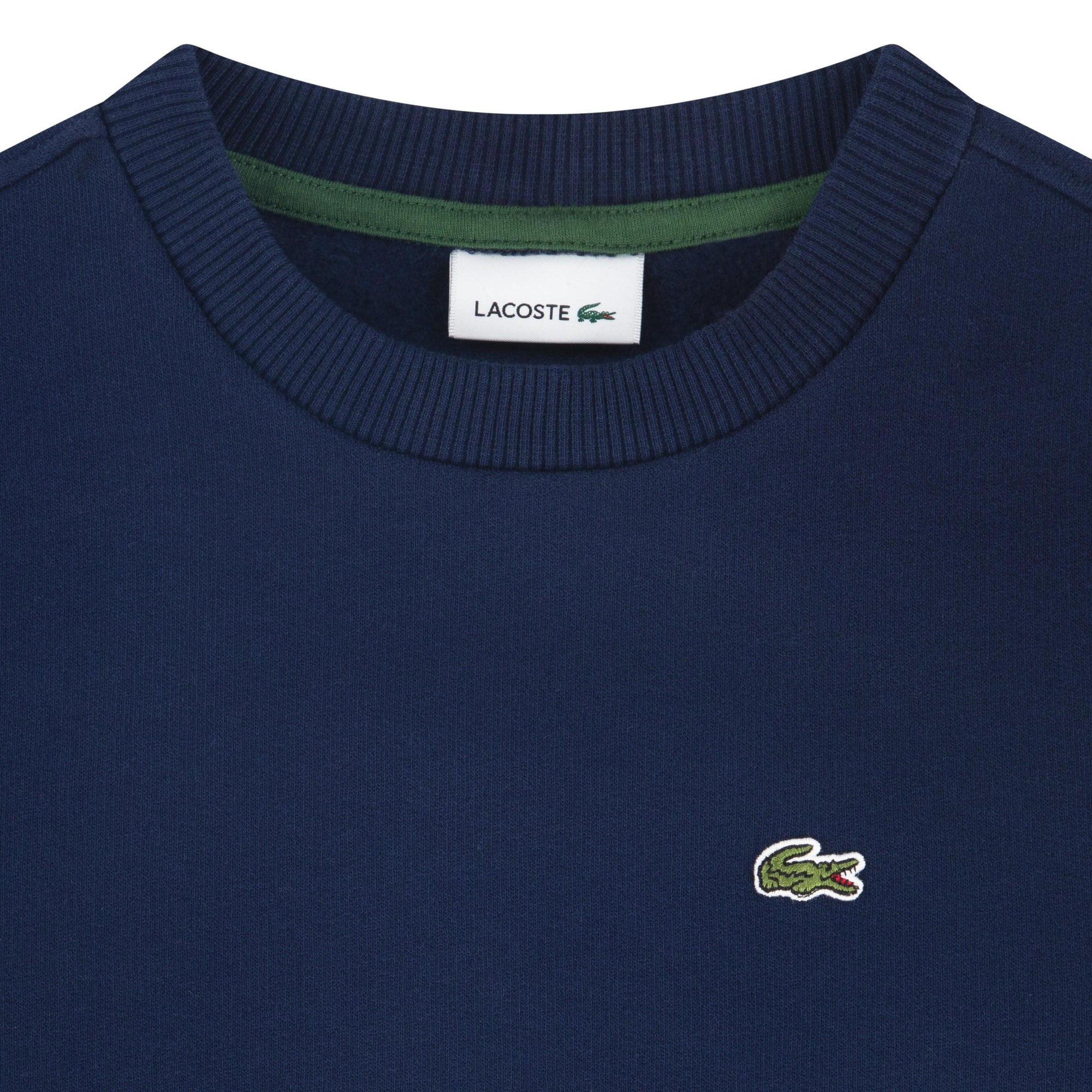 Felpa girocollo in tessuto felpato 847029 UGW LACOSTE 