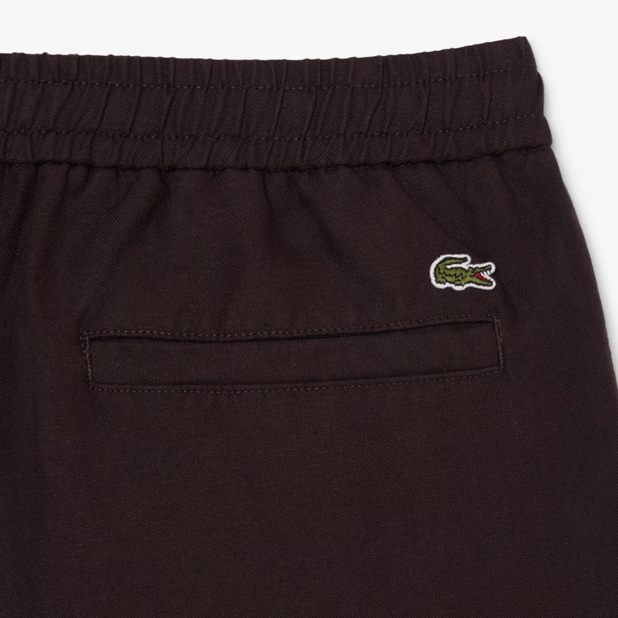 Shorts regular fit in twill di misto lino GH2628 3LA LACOSTE 