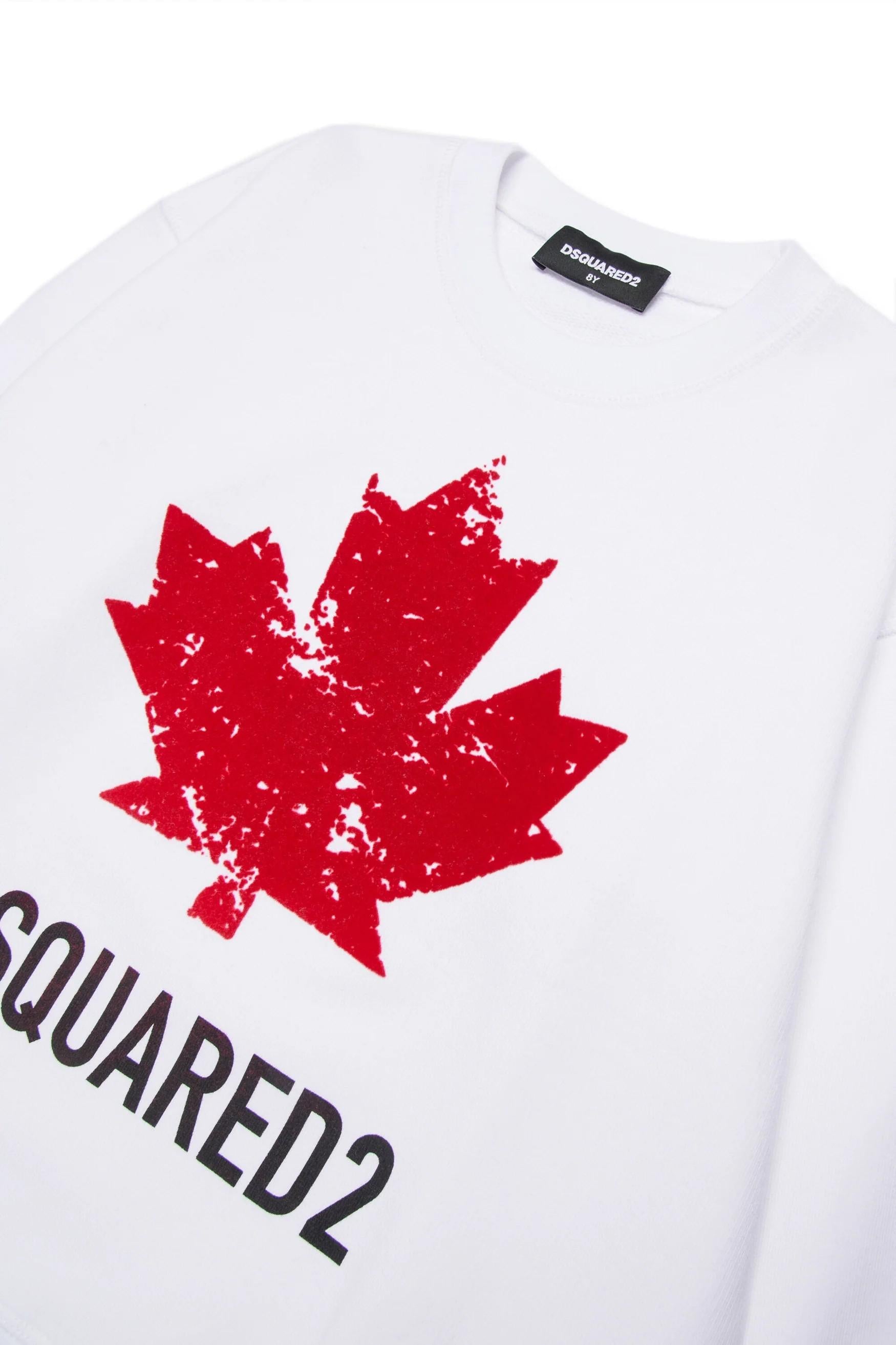 Felpa con logo DQ3005D00ZF DQ100 DSQUARED2 