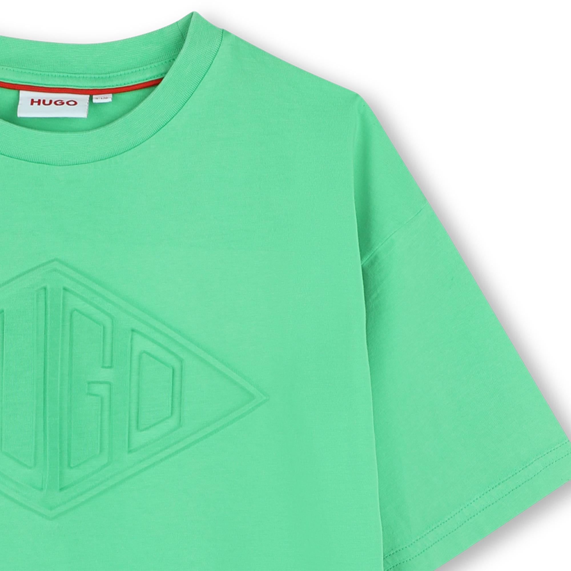 T-shirt grafica con logo G00337 67F HUGO 