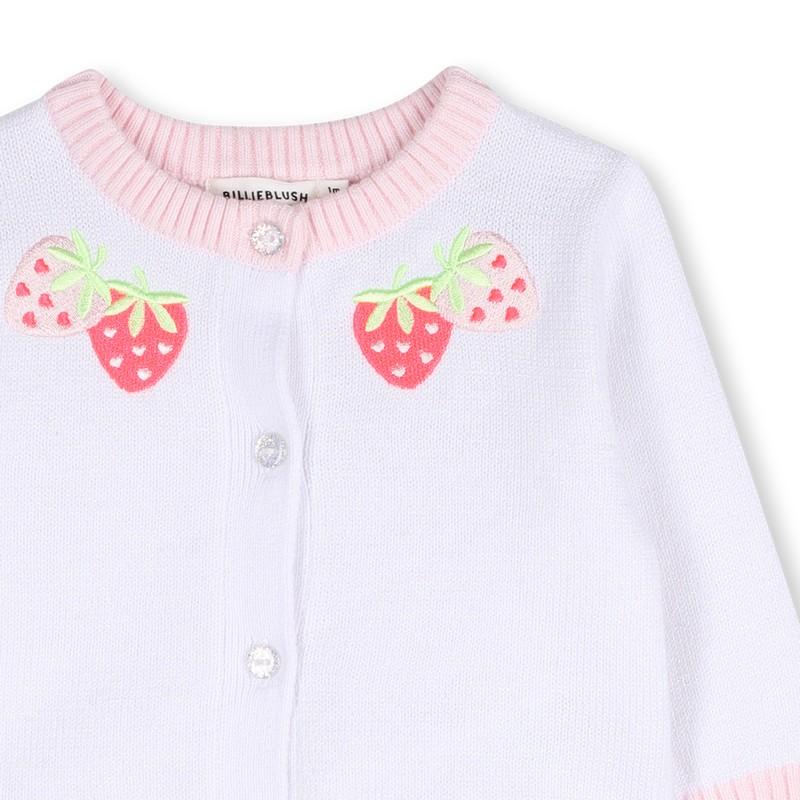 Cardigan With Buttons U22113 10P BILLIEBLUSH 