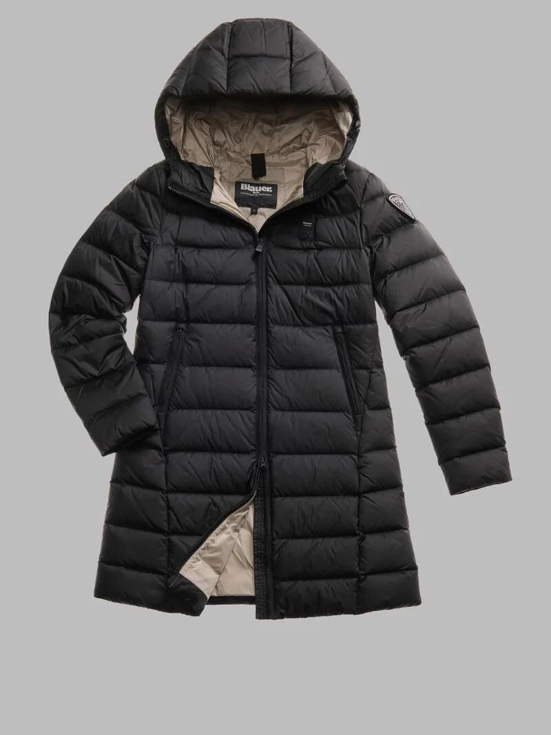 Piumino lungo agnes 25WBLDK03102 999EI BLAUER 