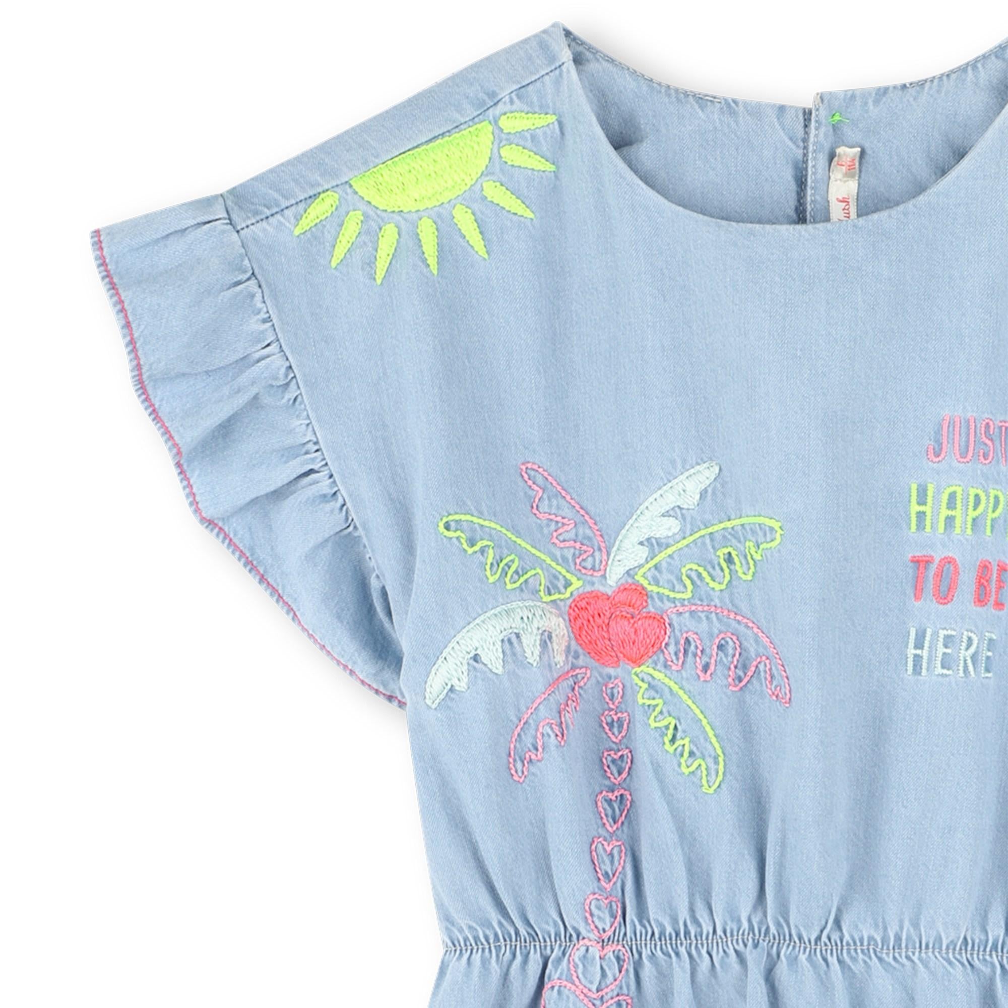 Abito denim U21024 Z04 BILLIEBLUSH 