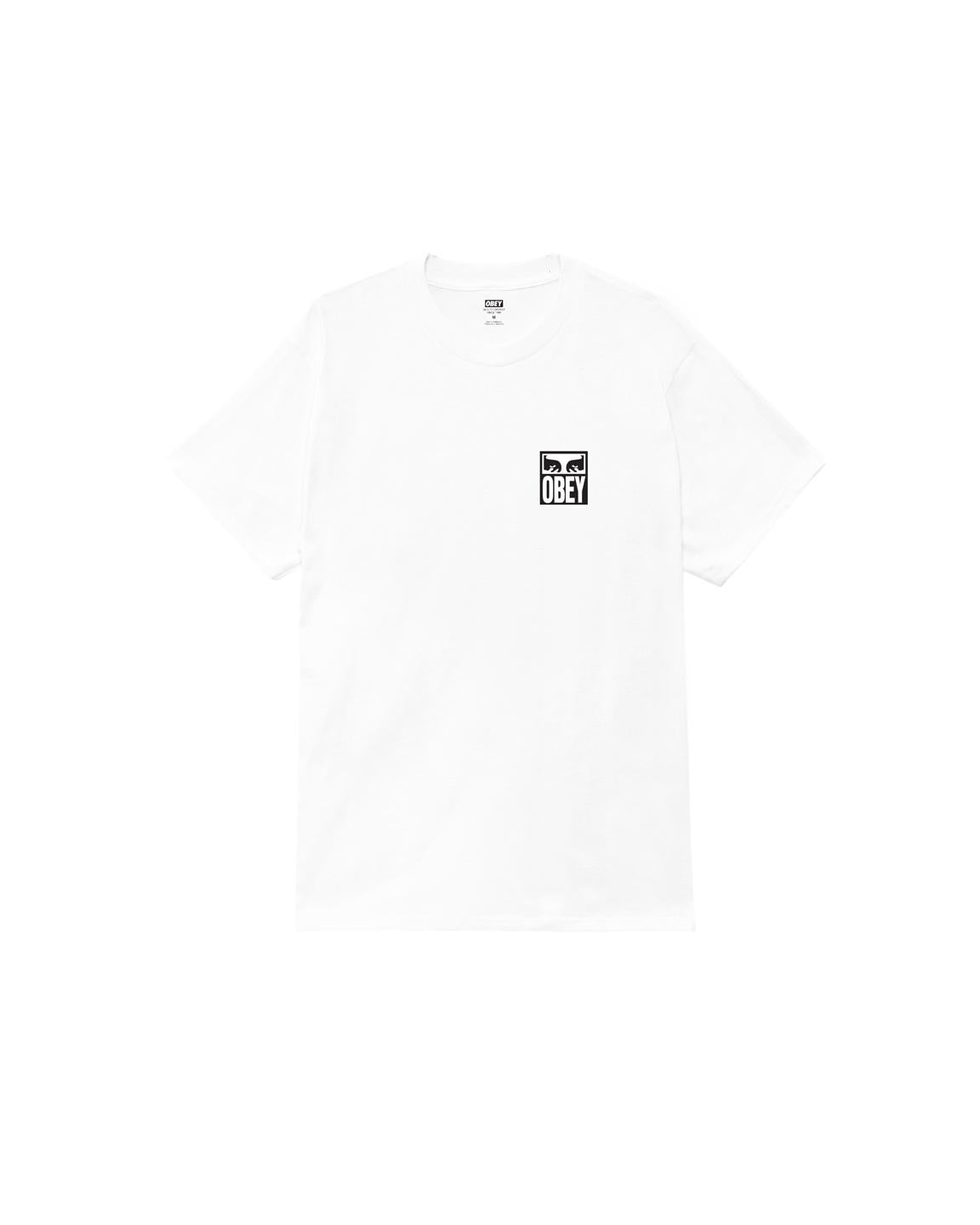 T-shirt girocollo 165262142 WHT OBEY 
