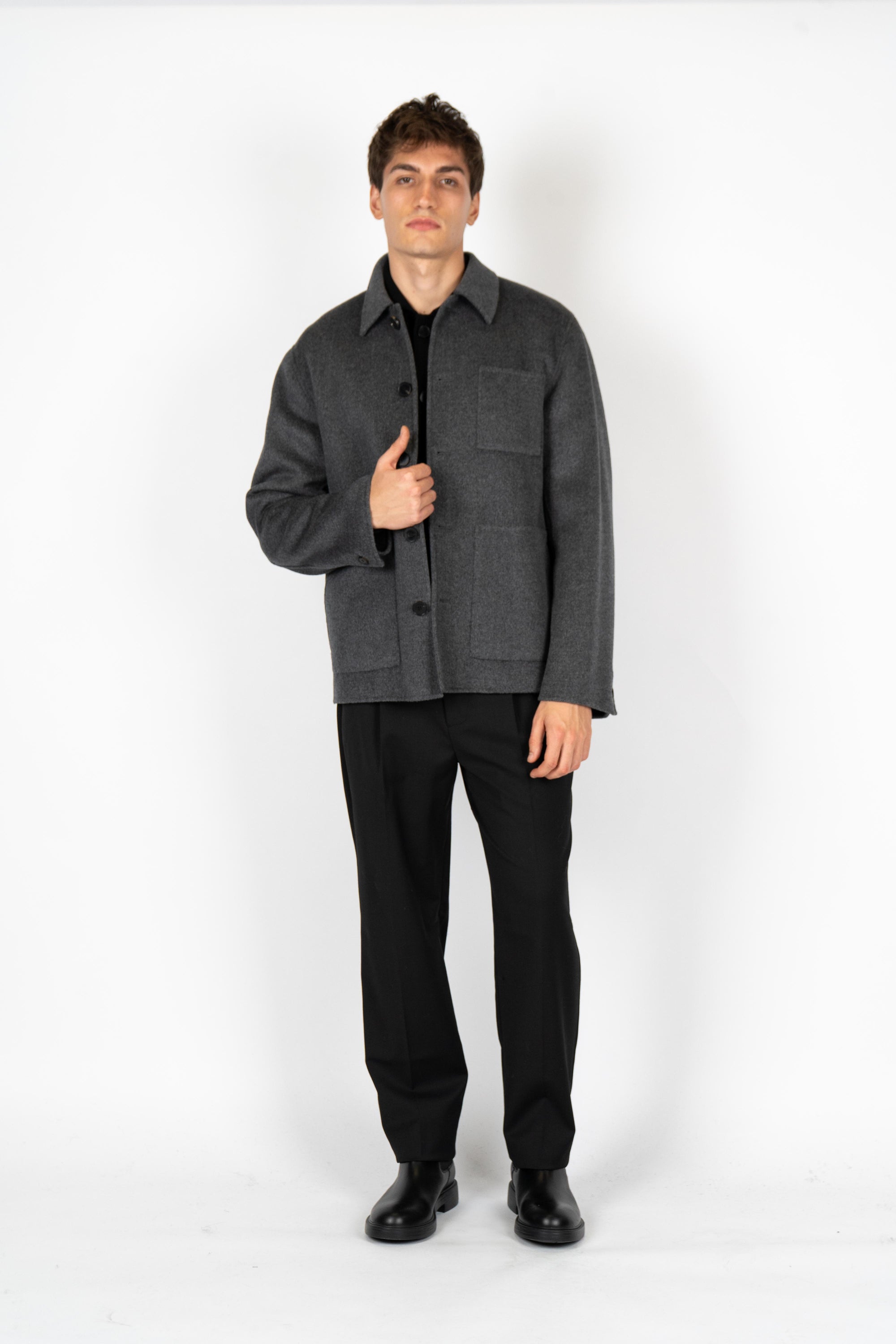 Giacca con tasconi B6F0010 FU95M AMARANTO 