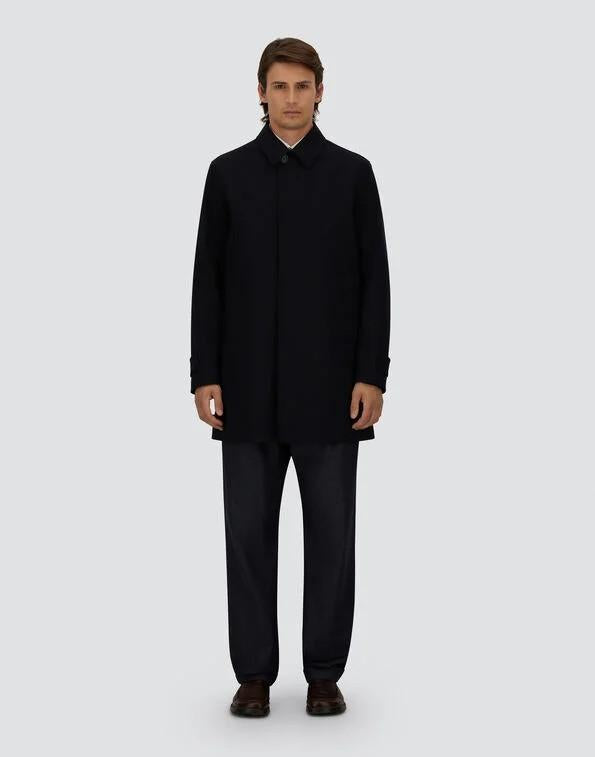 Impermeabile in light woolen effect IM000391U12785 9200 HERNO 