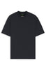 Logo-collar T-shirt in stretch cotton