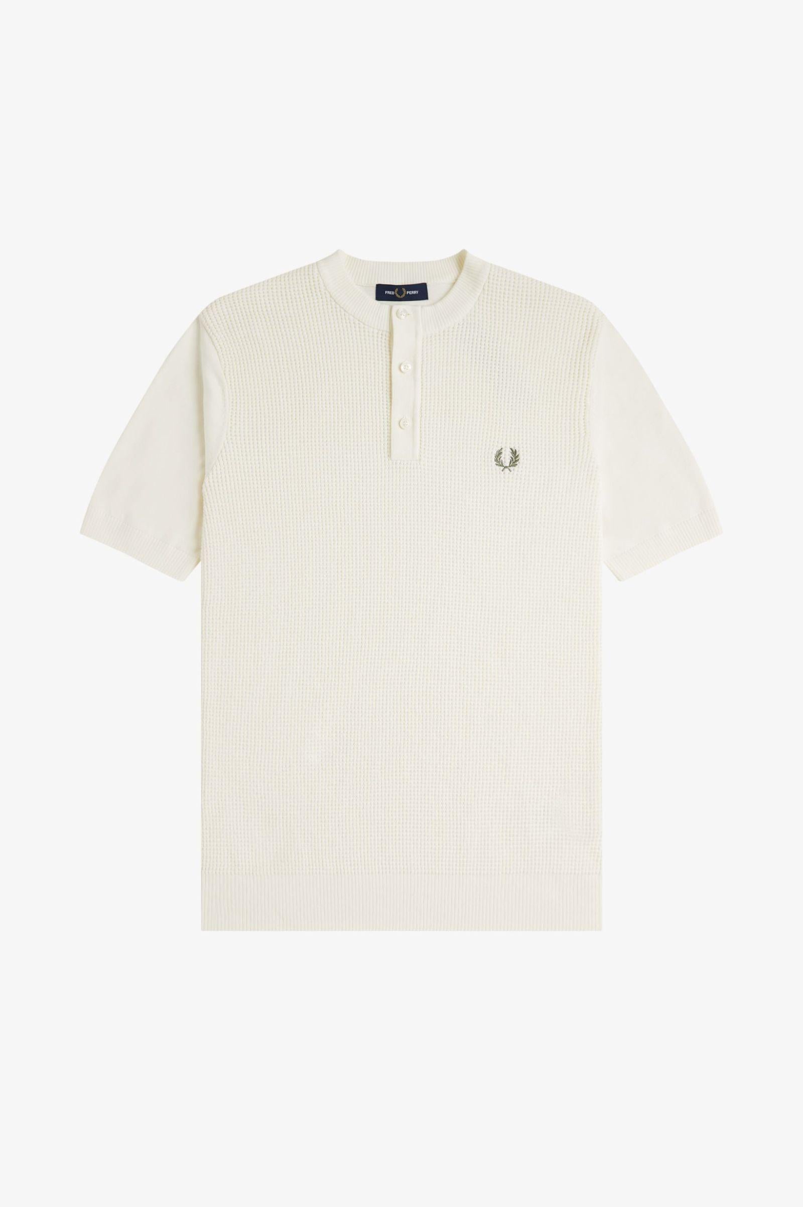 Polo con lavorazione goffrata K650954 760 FRED PERRY 