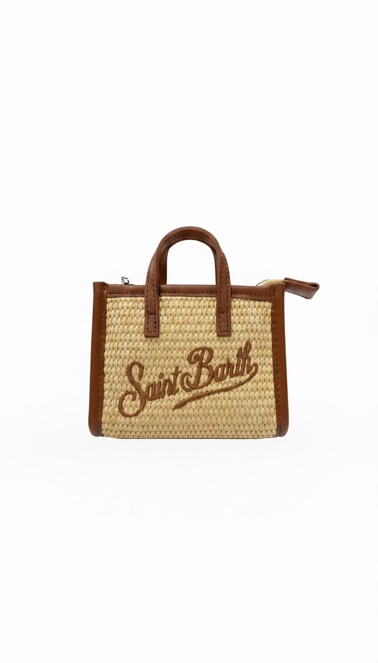 Borsa Vivian micro effetto paglia VIMS001 00368L MC2 SAINT BARTH 