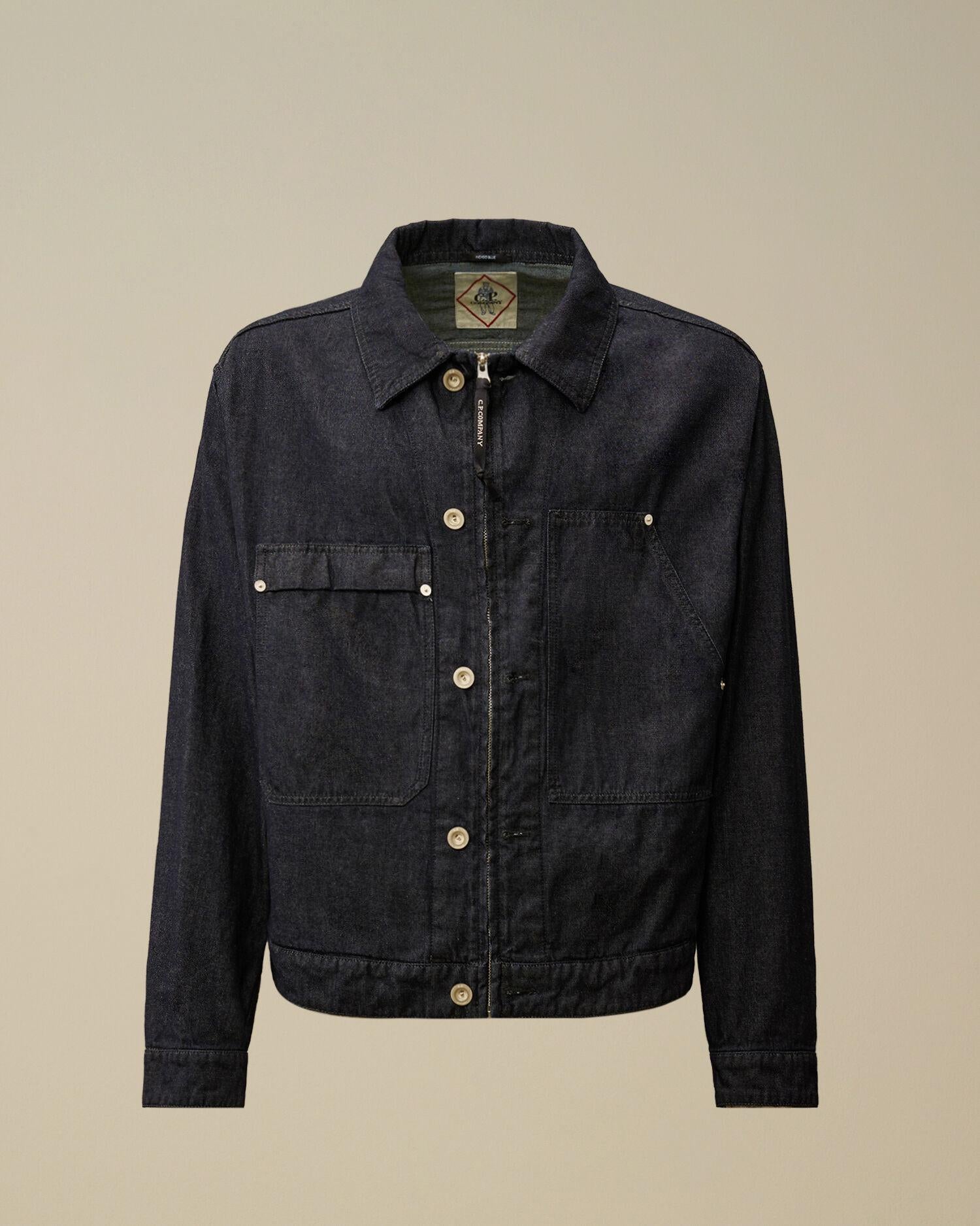 3/1 Denim Zip Jacket 20CMOW161A D08 C.P. COMPANY 