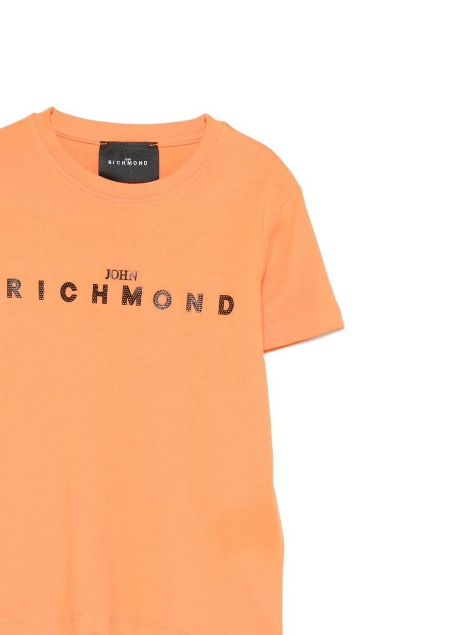 T-shirt con logo sul davanti RBP26008TS ORANGEPEEL RICHMOND 