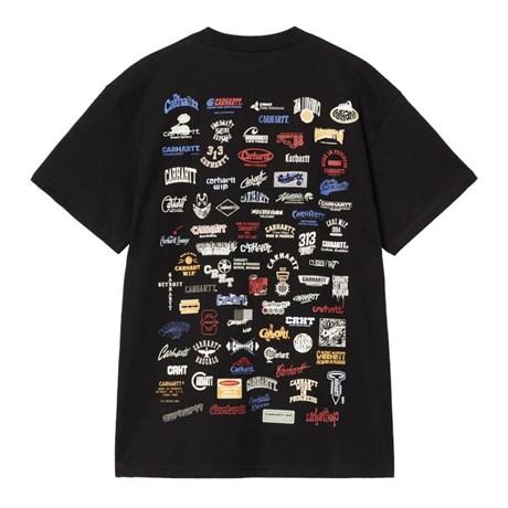 S/S Logo T-Shirt nera I034643 89XX CARHARTT WIP 