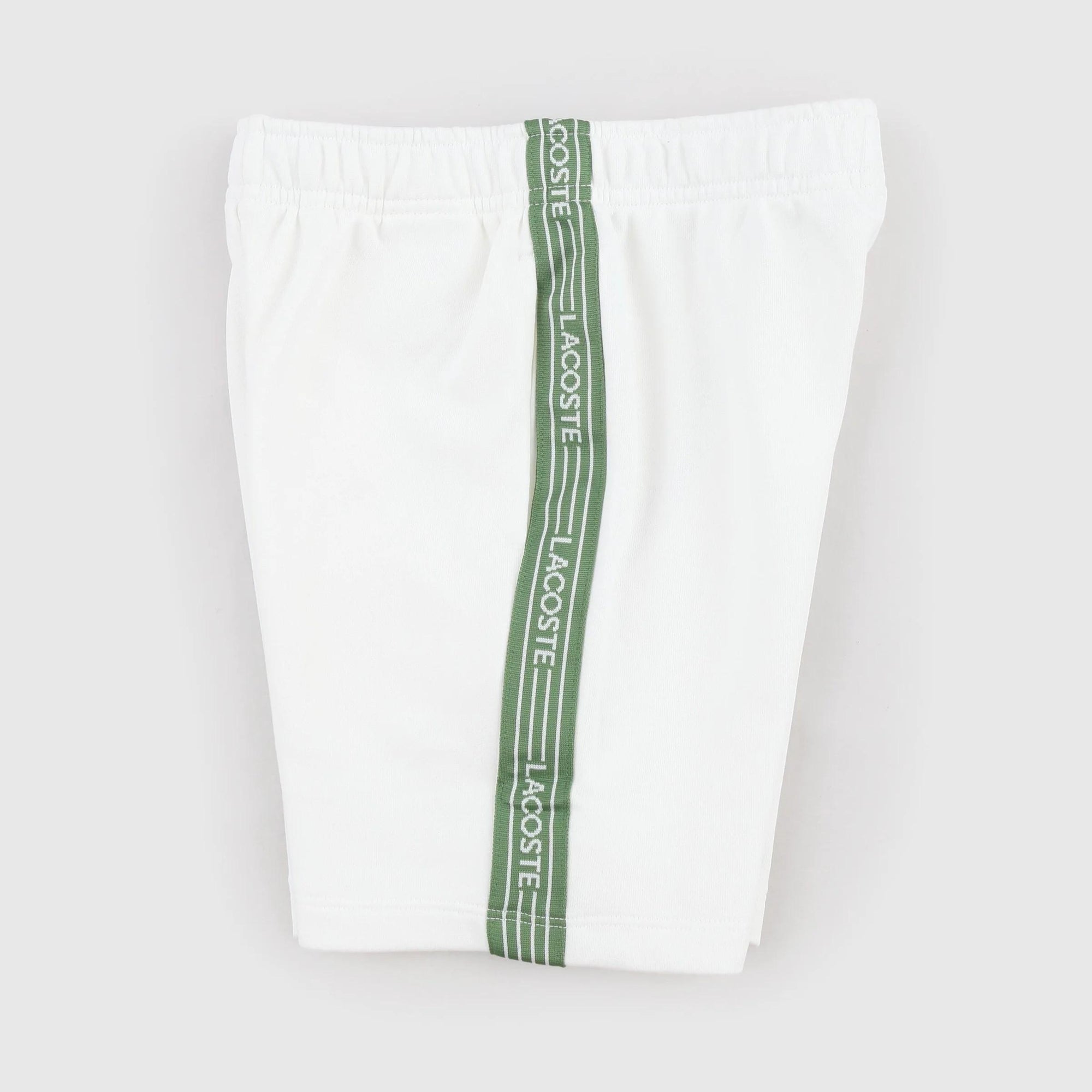 Bermuda bianco con logo a contrasto 947577 70V LACOSTE 