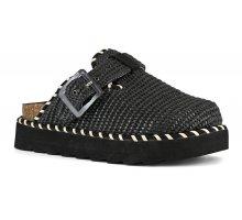 Sabot platform in rafia con infilature a constrasto HCSTORMY58 BLA COLORS OF CALIFORNIA 