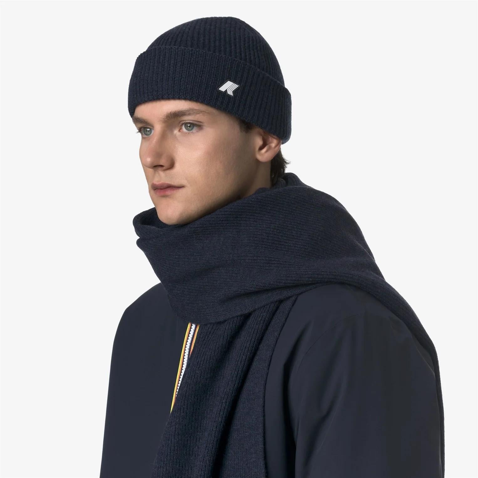 Brice cardigan stitch wool K2132HW KB1 K-WAY ACCESSORIES 