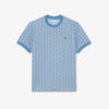 T-shirt slim fit con monogramma jacquard