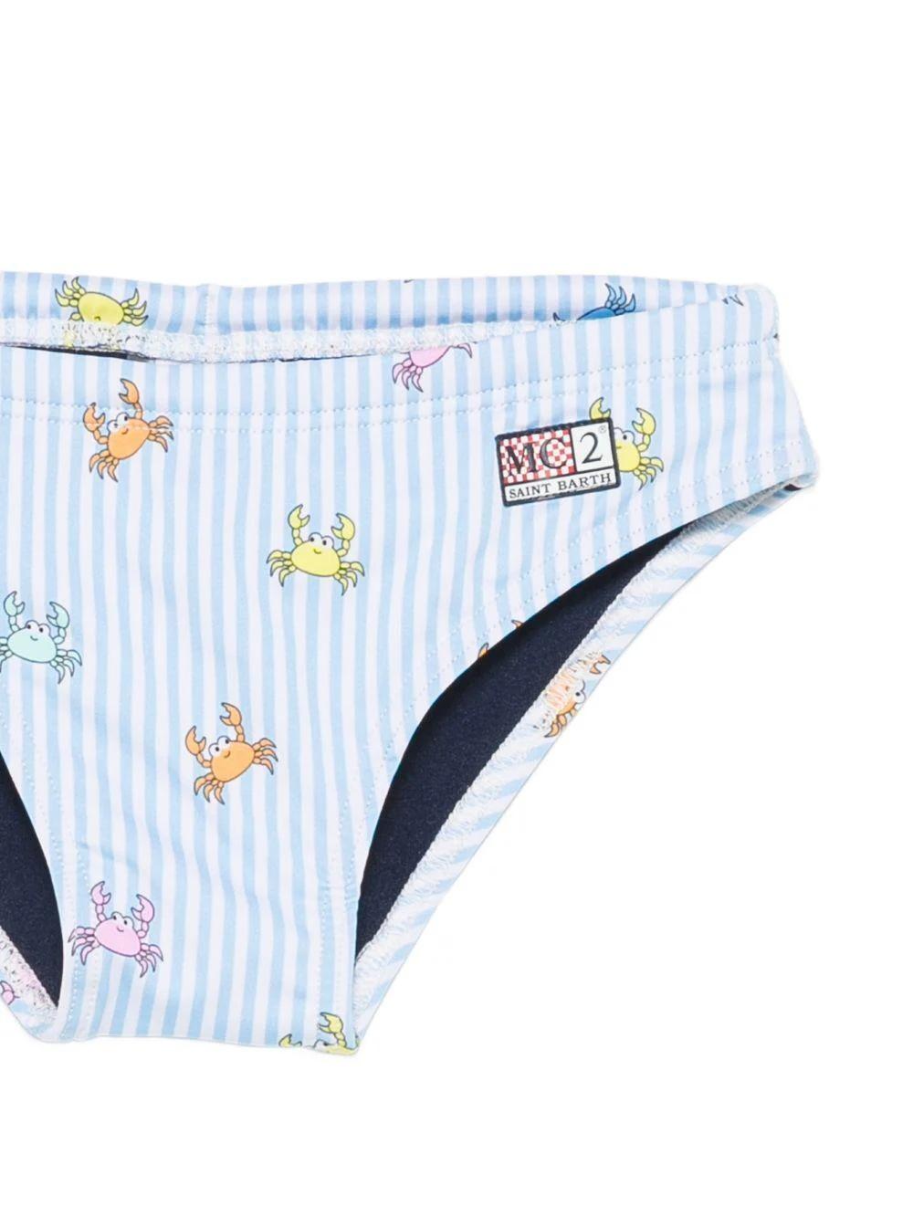 Costume con stampa granchio all over BIL0001 01081L MC2 SAINT BARTH 